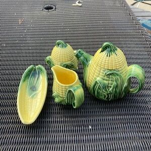 Vintage Stanford ware corn pottery